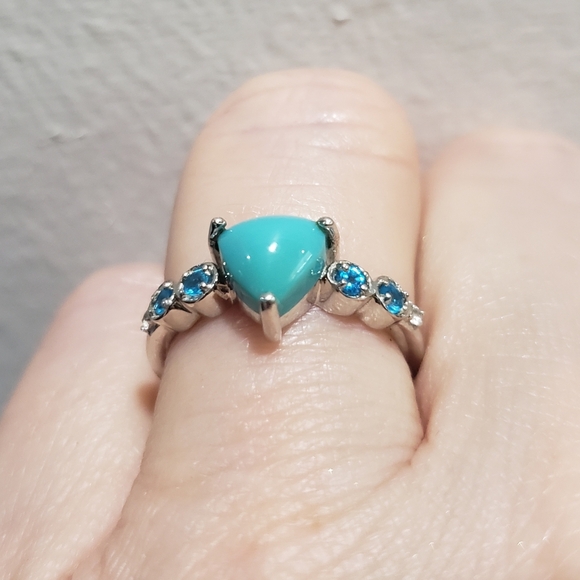 JTV Sleeping Beauty Turquoise Ring - Picture 2 of 9